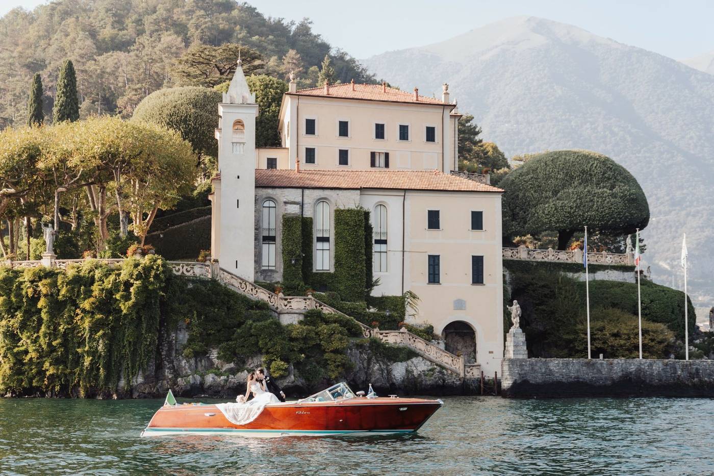 A wedding on Lake Como
